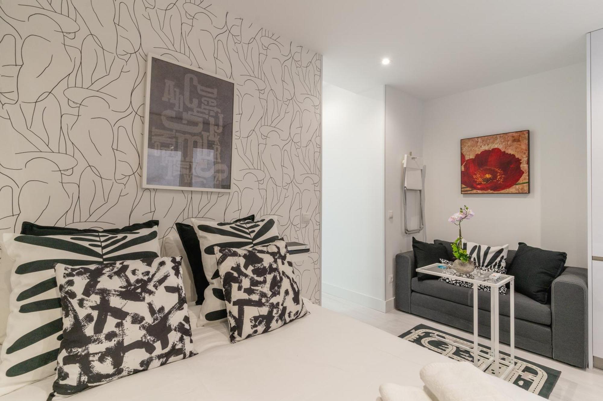 Modern Studio-1Bathroom-Chueca Madrid Ngoại thất bức ảnh